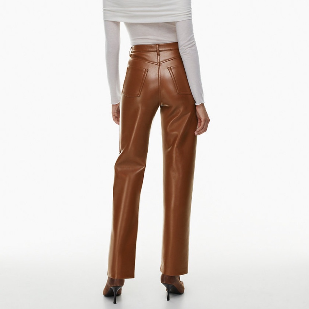 BNWT Aritzia Wilfred Melina Pant Faux Leather